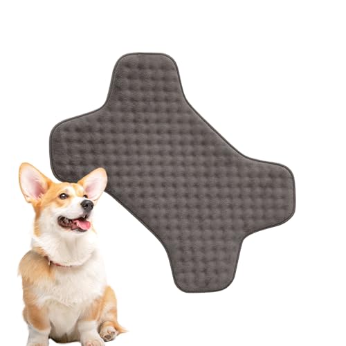 犬の犬小屋パッド、犬の木枠マット,かわいい骨形状機械洗える子犬マットレス | スリップチュープルーフドッグベッド摩耗耐性ペットスリーピングパッド誕生日
