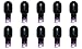 CEC Industries #906P (Purple) Bulbs, 13.5 V, 9.315 W, W2.1x9.5d Base, T-5 Shape (Box of 10)