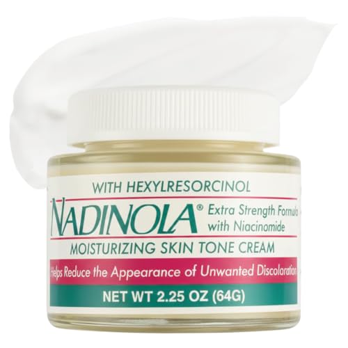 Nadinola Moisturizing Skin Tone Cream with Niacinamide and Hexylresorcinol 2.25 Oz