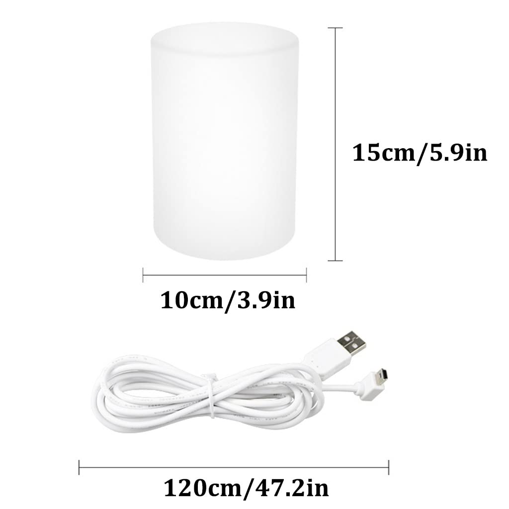 Lampada da Comodino USB, Music Sync RGB Cambia Colore Della Luce, Funziona con Alexa e Google Home, Controllo Vocale APP, per la Casa Delle Feste, la Camera da Letto