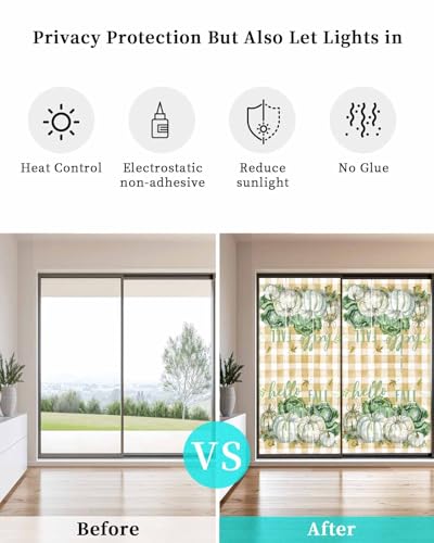 Película decorativa para ventana opaca de 17.7"x39.3" miniatura 4