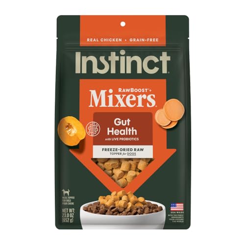 Instinct Freeze Dried Mixers Dog Food Toppers Gut Health 23 oz. Bag