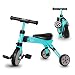 2 in 1 Kids Tricycles for 2 3 4 Years Old and Up Boys Girls Tricycle Kids Trike Toddler Tricycles for 2-4 Years Old Kids Toddler Bike Trike 3 Wheels Folding Tricycle Kids Walking Tricycle Walk Trike
