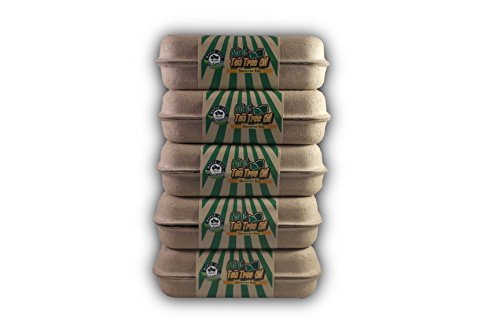 Maple Hill Naturals Mint Tea Tree Oil Shampoo Bar 5 Bar Value Pack