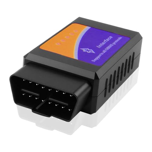 SELURK OBD 2 Bluetooth ELM-327 V1.5 Scanner Diagnostic Auto pour Voiture, Lecteur de Codes OBD-2 Compatible avec iOS Android Windows, OBD Diagnostic pour Voiture Compatible avec Les appareils Mobiles