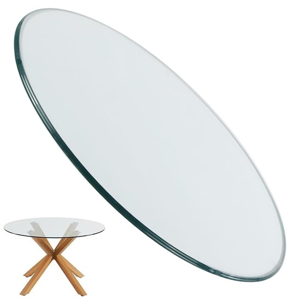 Plateau de table en verre transparent de 95cm pour réparer une table cassée