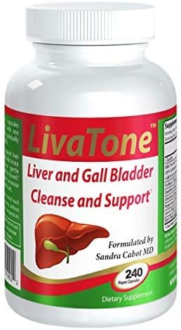 Livatone Liver and Gallbladder Cleanse – Dr. Formulated Liver Cleanse and Detox Pills, Milk Thistle & Antioxidants (240 Capsules)