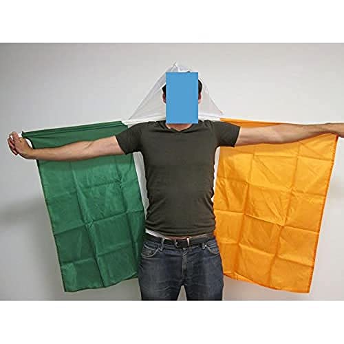 AZ FLAG, Ireland Body Flag, 3x5 Ft, Irish Cap Flag, 100% Polyester with Inegrated Sleeves and Hood, Vivid Colors