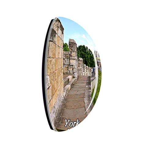 Imán de nevera York City Walls en cristal 3D miniatura 2