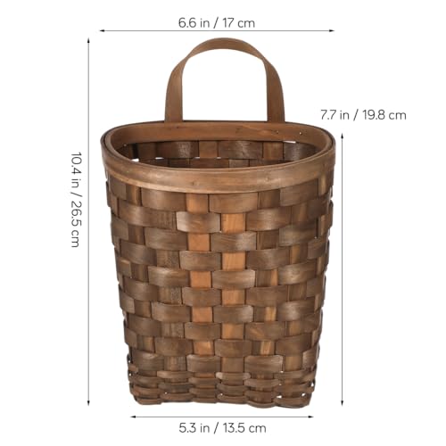 Kichvoe-Door-Hanging-Basket-Hanging-Wicker-Wall-Basket-Vegetable-Fruit-flower-basket-Farmhouse-basket-for-Home-Garden-Kitchen-Bathroom-Decor Kichvoe Door Hanging Basket Hanging Wicker Wall Basket Vegetable Fruit flower basket Farmhouse basket for Home Garden Kitchen Bathroom Decor