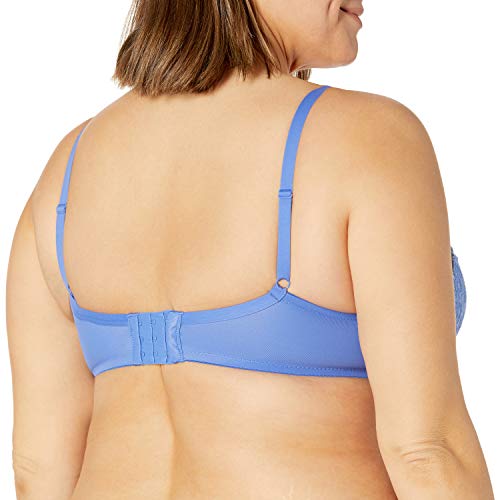 Maidenform Sutiã push-up e com decote profundo Love The Lift, Forte azul profundo com voo azul, 38D