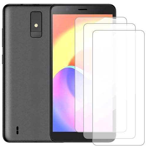Damolong Protector de pantalla compatible con ZTE Blade A32 4G(5.45 pollici) [paquete de 3] película protectora de vidrio templado adecuado para ZTE Blade A32 4G