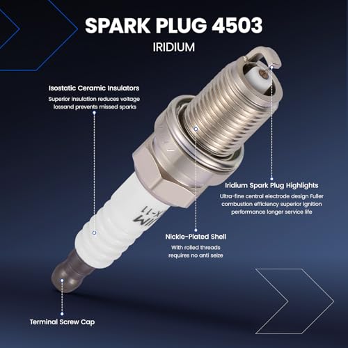 Image of 8 Ignition Coils Pack+8 Spark Plug Kit - Fix Misfires for Ford Thunderbird & Lincoln LS (3.9L V8) 2000-2006 - Repl. FD506 /DG515 /4503