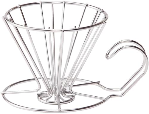 KOGU 珈琲考具 コーヒー ドリッパー 【日本製】 食洗機対応 2~4杯用 円すい型/台形型フィルター対応 ガス抜けが良い 注ぐ量が見える 軽量 ステンレス ドリップ 器具 おしゃれ アウトドア 燕三条 45145 プレゼント 誕生日 記念日 ギフト 贈り物 下村企販