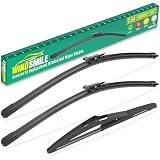 20" 19" 10" Windshield Wiper Blades Replacement for Mini Cooper Countryman 2011 2012 2013 2014 2015 2016 BMW Mini Country Man SUV R60 Premium Front Rear Wipers Set - OEM Quality (Pack of 3)