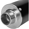 FVRITO Exhaust Pipe Muffler Silencer Kit for 125cc 110cc 70cc Dirt Pit Bike, 28mm Muffler for Chinese XR50 CRF50 Coolster SSR Baja Taotao Atomik Thumpstar Roketa Apollo Motorcycle ATV Parts Black