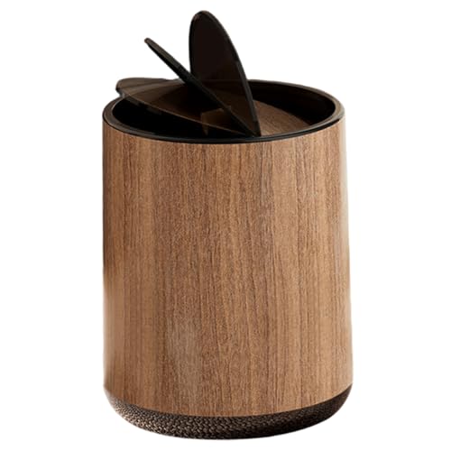 Cubo de basura para baño de 15L con tapa abatible y contenedor interior oculto 3