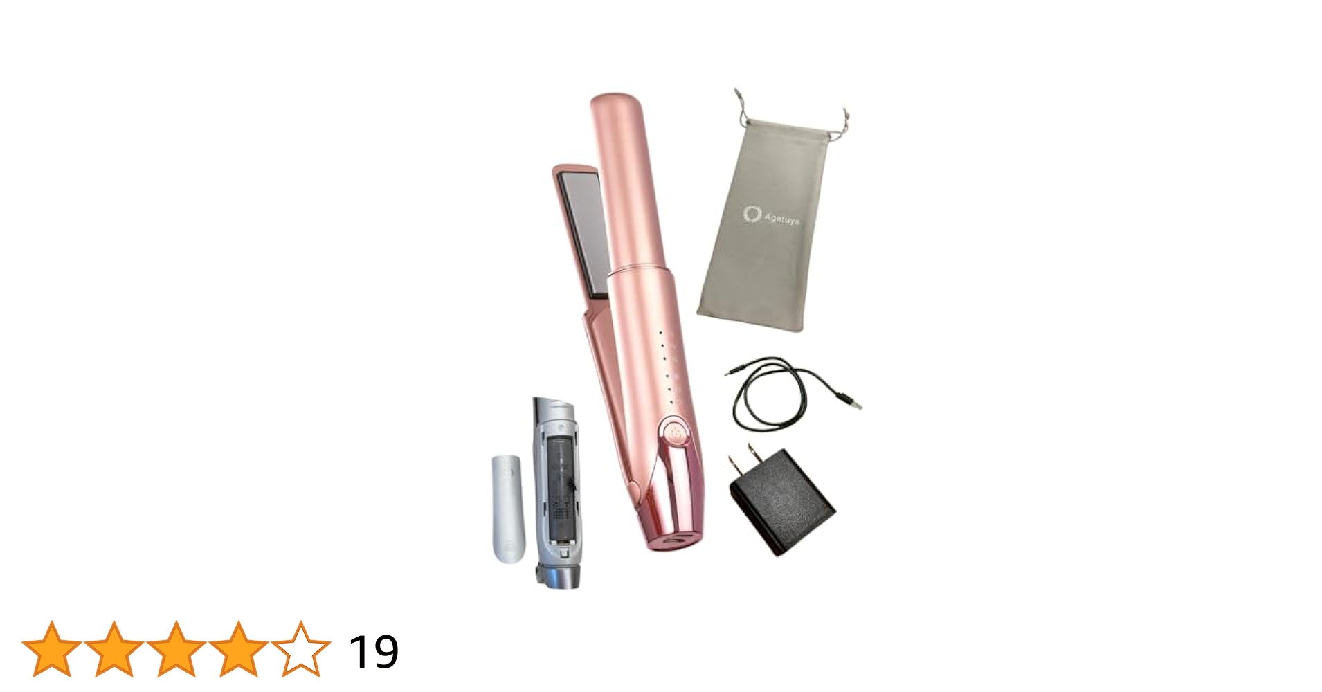 新品未使用】アゲツヤ コードレスミニヘアアイロン3 AG-0008