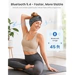 Hook-and-Loop Adjustable Bluetooth Sleeping Headphones Headband - Image 6