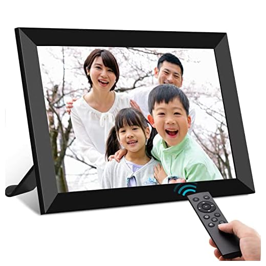 Digitaler Bilderrahmen, SSA 8 Zoll 1280x800 Hohe Auflösung Full IPS Foto/Musik/Video Player Kalender Alarm Auto on/Off Timer, Ultra Slim Design mit Fernbedienung