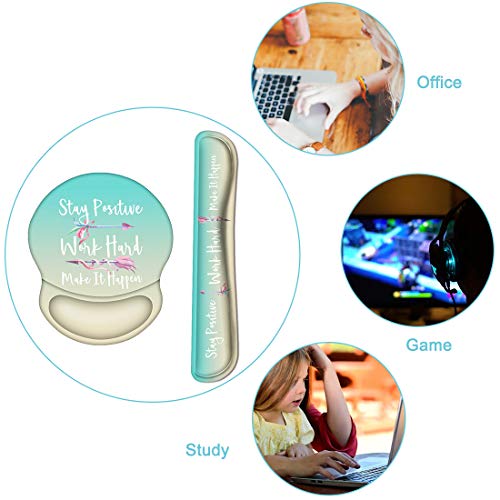 image for Anyshock Keyboard Wrist Rest and Ergonomic Mouse Pad with Wrist Suppor