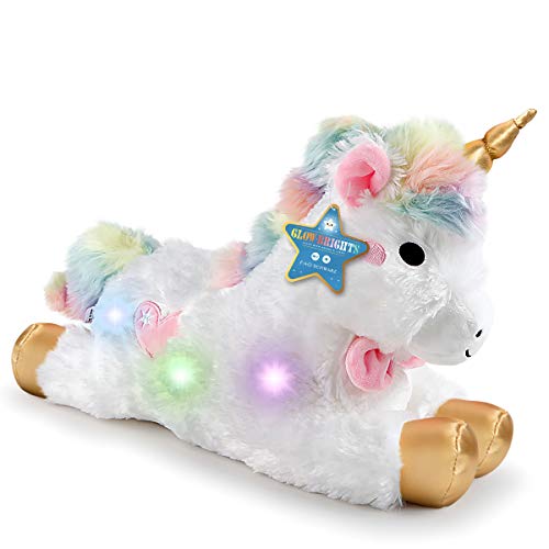 FAO Schwarz Led Unicorn Stuffed Animal Toy Plush 18