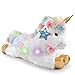 FAO Schwarz Led Unicorn Stuffed Animal Toy Plush 18", Ultra Soft & Snuggly Doll for Creative & Imagination Play, White, Red, 18"