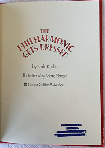 The Philharmonic Gets Dressed 006023623X Book Cover