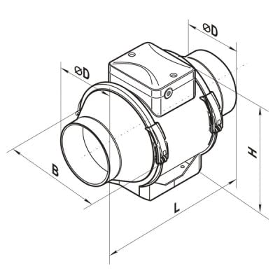 Nather - Aérateur conduits longs TT expert 125 - NATHER : 999210/546192