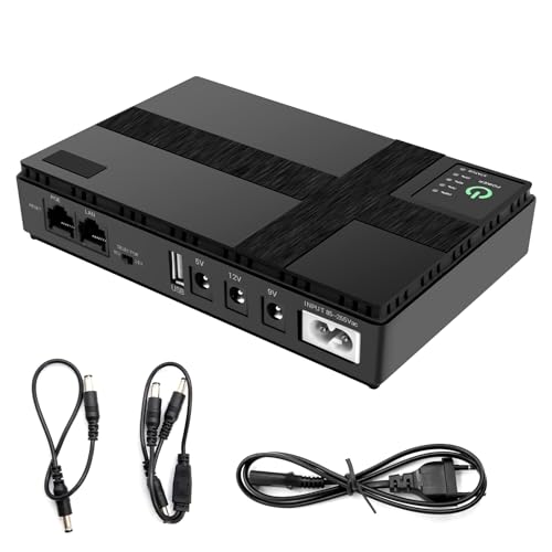 Mini Ups Batería De Respaldo Para Router, Sistema De Alimentación Ininterrumpida Con 10400 Mah Powerbank, Usb Salida 5 V 2 A Usb Y 5 V 9 V 12 V 2 A Cc, Cámaras De Seguridad, Smartphones Mini Ups Batería De Respaldo Para Router, Sistema De Alimentación Ininterrumpida Con 10400 Mah Powerbank, Usb Salida 5 V 2 A Usb Y 5 V 9 V 12 V 2 A Cc, Cámaras De Seguridad, Smartphones