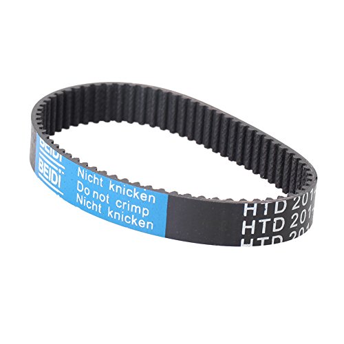 Three T Courroie trapézoïdale, courroie crantée, courroie d'entraînement 3M-201 boucle fermée 10mm largeur 67T caoutchouc