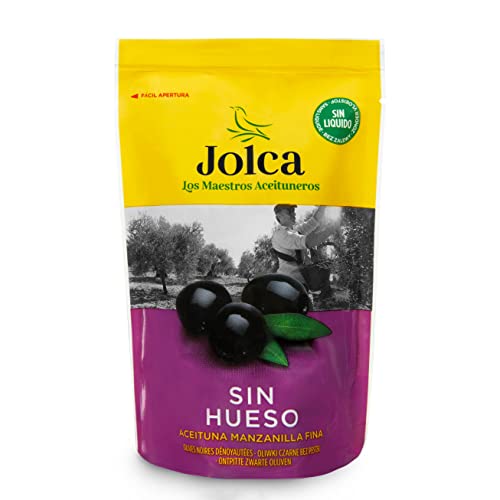 Bolsa aceitunas negras sin hueso bolsa 75 gr