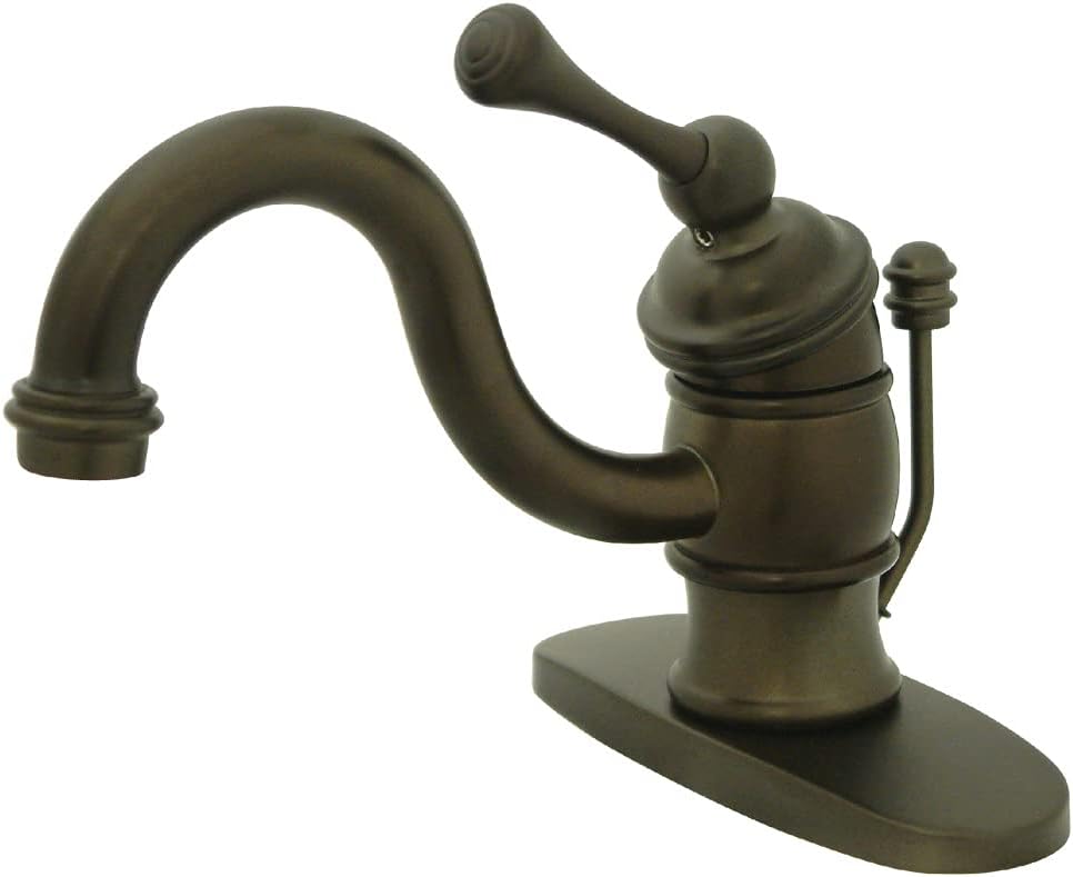 Free Shipping ๐ Kingston Brass KB3405BL Victorian 4-Inch Centerset Lavatory Faucet, Oil Rubbed Bronze with Metal lever handle Free Shipping Over $50 Kingston Brass KB3405BL Victorian 4-Inch Centerset Lavatory Faucet, Oil Rubbed Bronze with Metal lever handle
