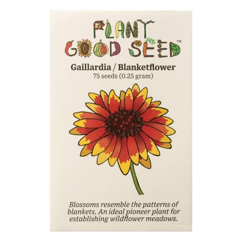 Plant Good Seed Organic Gaillardia Blanketflower Seeds: 75 Count