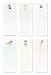 6 Magnetic Notepads - Woodland Animals Series - 6 Different Designs on 3.5" x 9" Pads