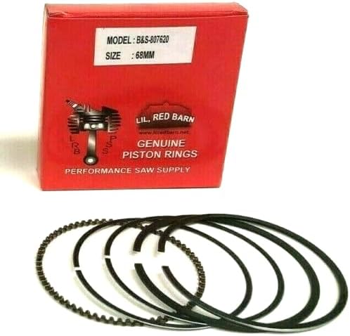 Lil Red Barn Juego de anillos de pistón estándar compatible con Briggs & Stratton Vangard V Twin Bore 2.677 in 807620