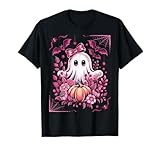 Photo Gallery cute pink ghost with bow kawaii halloween pumpkin bat girls maglietta Photo Gallery cute pink ghost with bow kawaii halloween pumpkin bat girls maglietta
