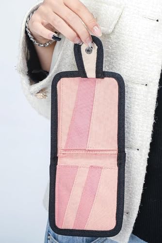 Funny 2D Cartoon Wallet Creative Cute Wallet 3D Style 2D Drawing Cartoon Wallet for Women Men (pink)4