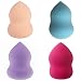 Produktbild Beauty Blender Classic Make-up Schwamm  Golf geformtes Foundation Schwamm-Set  Make-up Schwämme in rosa, lila, gelb, blau  Set von 4