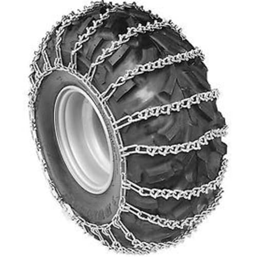 ATV V-Bar Tire Chains, 4 Link Spacing, Steel, Pair, 1064155