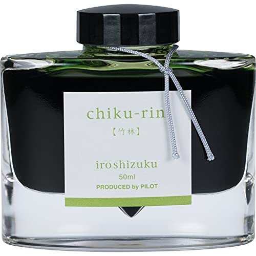 Image of Pilot Iroshizuku Bottled Fountain Pen Ink, Chiku-rin, Bamboo Forest, Light Green (69222)