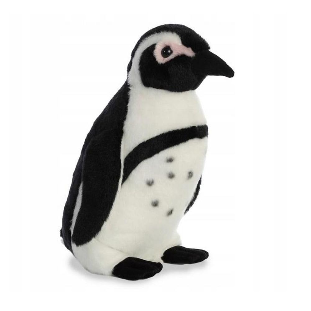Aurora Eco Nation Mini Pinguino Grigio - Peluche Ecologico Da 13 Cm In Plastica Riciclata