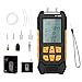 Digital Manometer PT520 Dual Input Differential Manometers Air Pressure Gauge Handheld HVAC Manometer with Various Adapters 11 Measurements 29 Storage Capacity -100~200Kpa LCD Display with Backlight