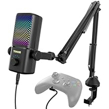 XBOX Voice Innovation: Break free from constraints! TCX3+ mic can seamlessly connects to your XBOX controller, no need for additional splitters, audio cables or power supply. Note: Not compatible with pc, phone, PS4/5, switch Authentic Gaming Audio: ...