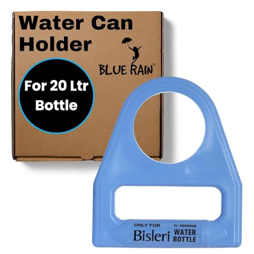 Image of Blue Rain water Can Holder | Handle for bisleri 20 Litre Water Bottle| Water Bottle Handle Grip | Water Can Handle | Water Can Lifting Handle | Portable Water Bottle Handle | Plastic (Blue)