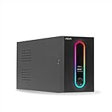 Noua Zeus 1200VA RGB Gruppo di Continuità per Computer PC UPS Line Interactive 1200VA / 720 Watt, AVR, 4 Uscite Schuko, Porta di Ricarica USB 5V/2A