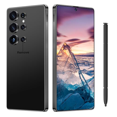 Image of yoresaw I25Ultra Unlocked Smartphone,16+512GB Unlocked Phone,6.9" HD+ Display,Built in Pen,Snapdragon 8 Gen3 7000mAh Dual Speakers 5G/Face ID/Fingerprint Lock/Dual SIM/GPS (Black)