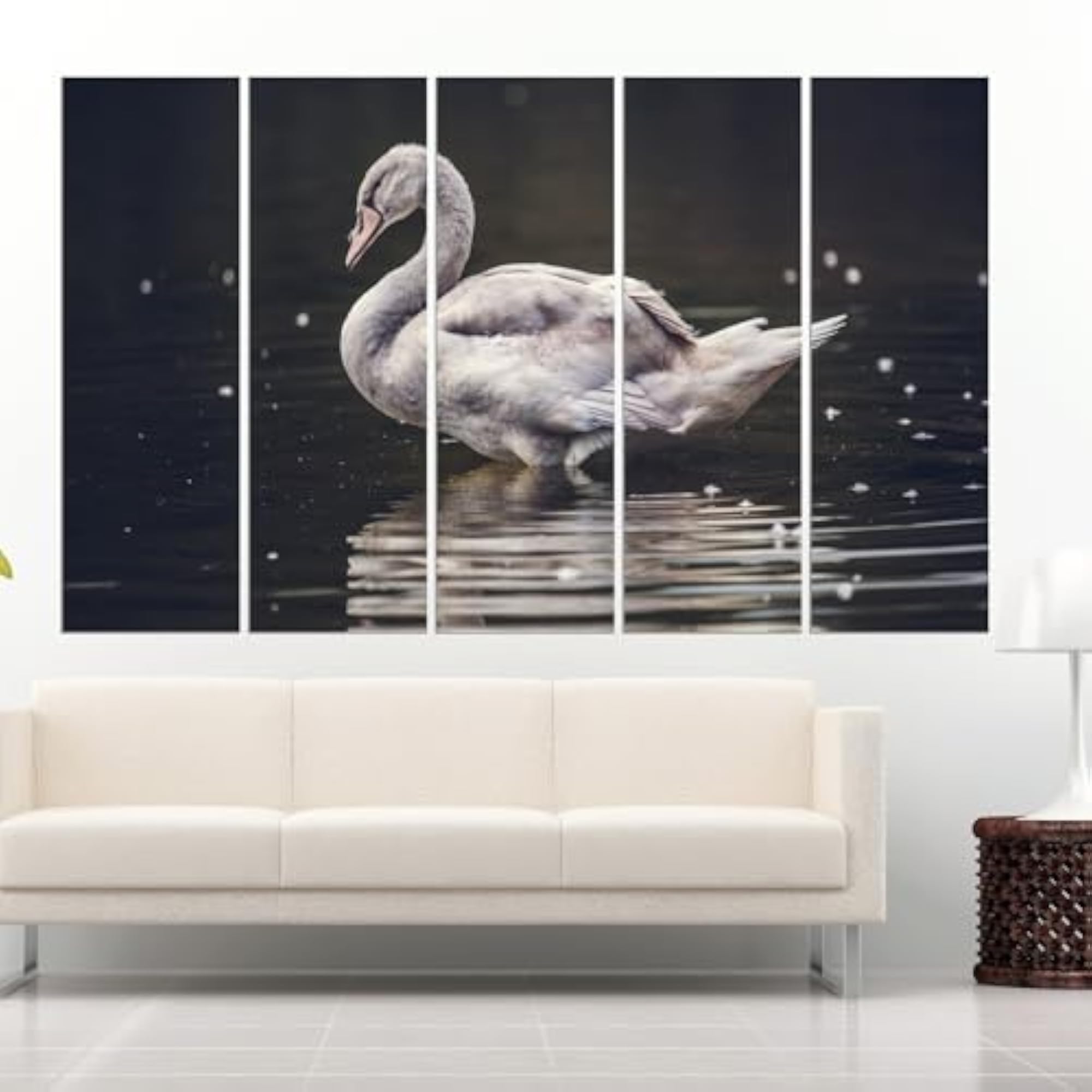 Duck Canvas Multiple Frames 3D Painting for Home Decoration