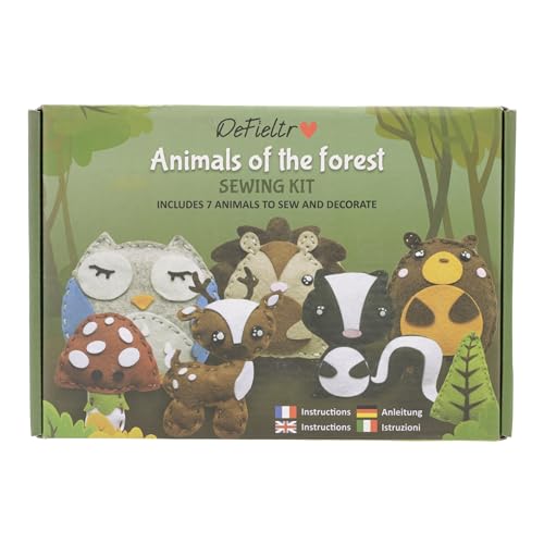 Defieltro SK7843 Sewing Kit For Kids Forest Animals Creative & Educacional thumb #8