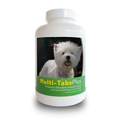 Healthy Breeds West Highland White Terrier Multi-Tabs Plus Chewable Tablets 180 Count
